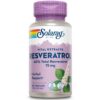 Frasco SOLARAY Resveratrol cápsulas veganas en envase plástico