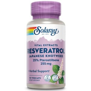 Version 1.0.0 Frasco de SOLARAY Resveratrol con Pterostilbene