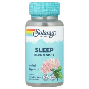 Solaray Sleep SP-17 mezcla descano cápsulas veganas