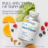 SOLARAY Spectro multivitaminas energizantes y antioxidantes 360 cápsulas