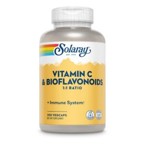 Solaray Super Bio-Plex suplemento vitamina C y bioflavonoides