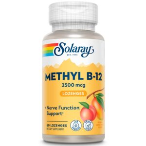 Version 1.0.0 Solaray suplemento vitamina B12 metilcobalamina 2500mcg