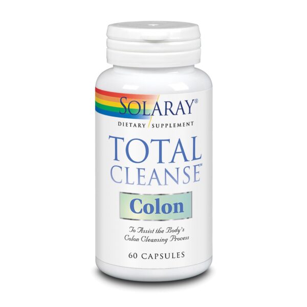 Solaray Total Cleanse Colon cápsulas vegetarianas caja