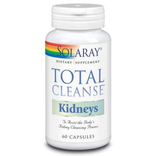 Frontal de SOLARAY Total Cleanse Kidneys envase plástico