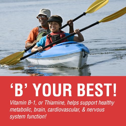 Solaray vitamina B1 suplemento para metabolismo y función nerviosa saludable