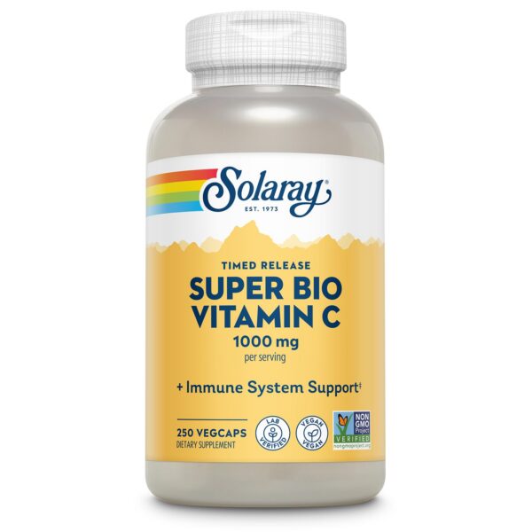 Solaray vitamina c 1000mg cápsulas liberación prolongada