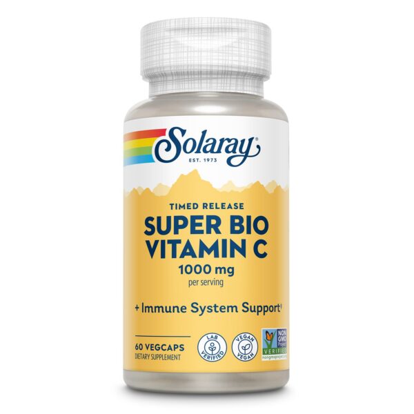SOLARAY Vitamina C 1000 mg envase cápsulas vegetales