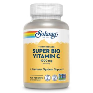 Solaray vitamina c cápsulas veganas 1000mg liberación controlada