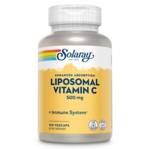 SOLARAY Vitamina C Liposomal 500mg frasco 100 cápsulas veganas
