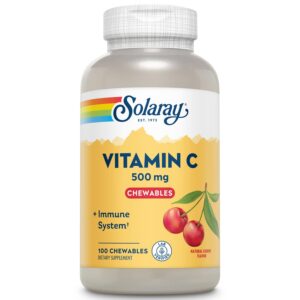 Tabletas masticables Solaray Vitamina C