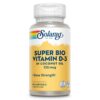 Solaray vitamina d3 5000 iu en aceite de coco suplemento salud ósea