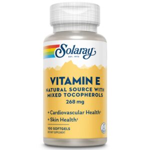 SOLARAY vitamina e d-alpha tocoferol 268mg 400 ui salud corazón piel