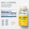 Version 1.0.0 Etiqueta SOLARAY Zinc Copper Chelate