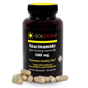 Frente de SOLDERM Niacinamida 500 mg