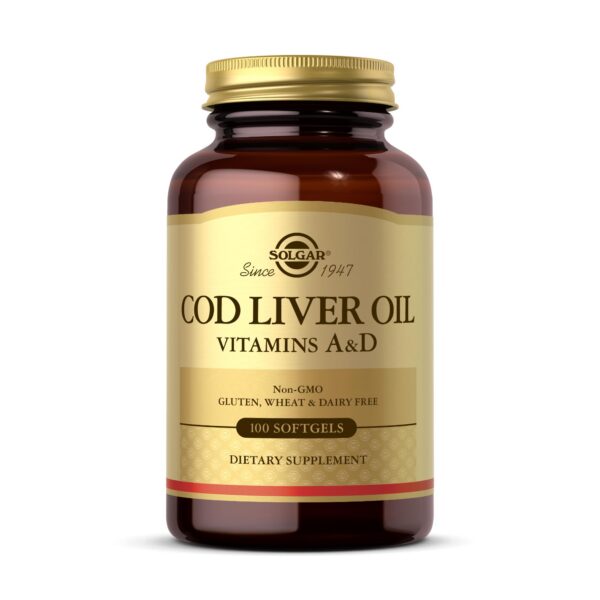 Version 1.0.0 Frasco Solgar Cod Liver Oil frente