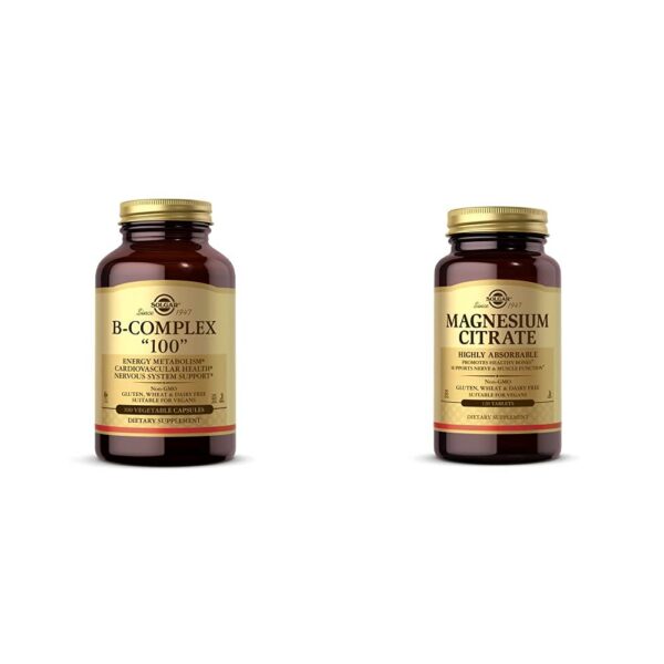 Solgar B-Complex 100 Tabletas – vista frontal
