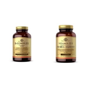 Solgar B-Complex 100 cápsulas vegetales caja y botella