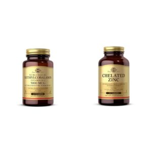 Frente del empaque Solgar B12 Nuggets