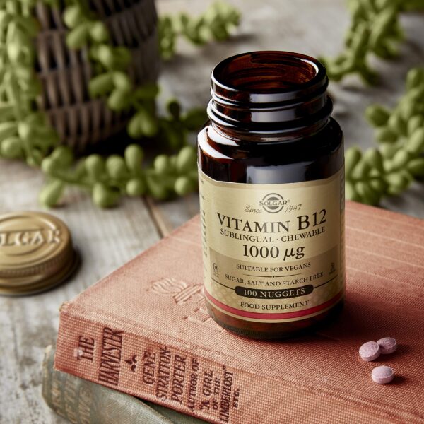 Version 1.0.0 Etiqueta de SOLGAR con B12 y Zinc