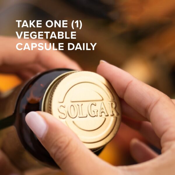 Biotina Solgar caja y cápsulas