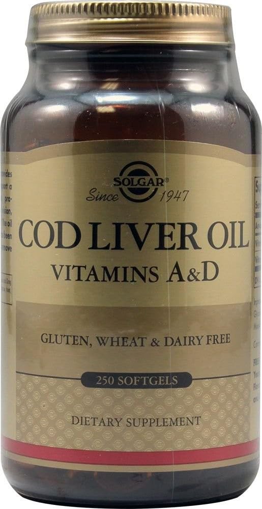 Solgar Cod Liver Oil bottle and box