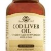 Etiqueta Solgar Cod Liver Oil detalle