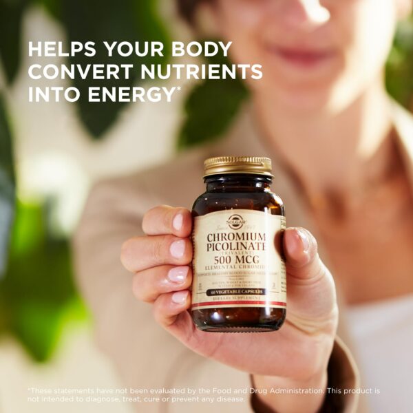 Cápsulas vegetales de cromo picolinato