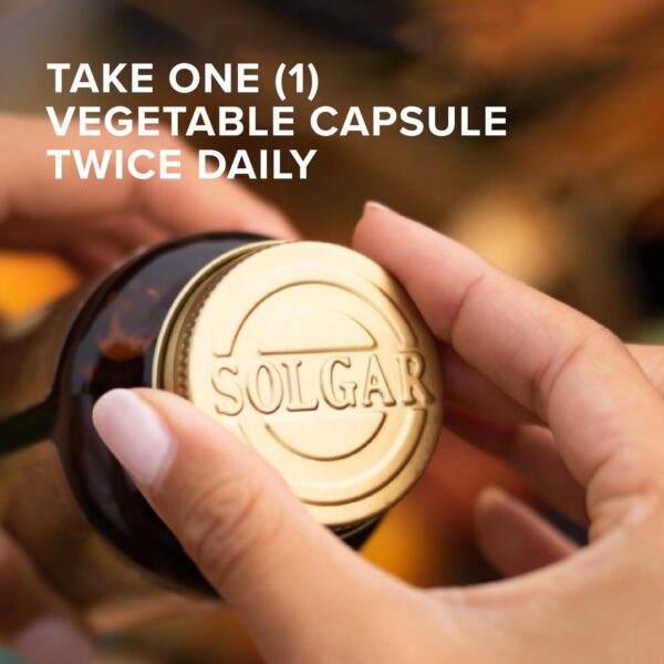 Etiqueta frontal Solgar del producto