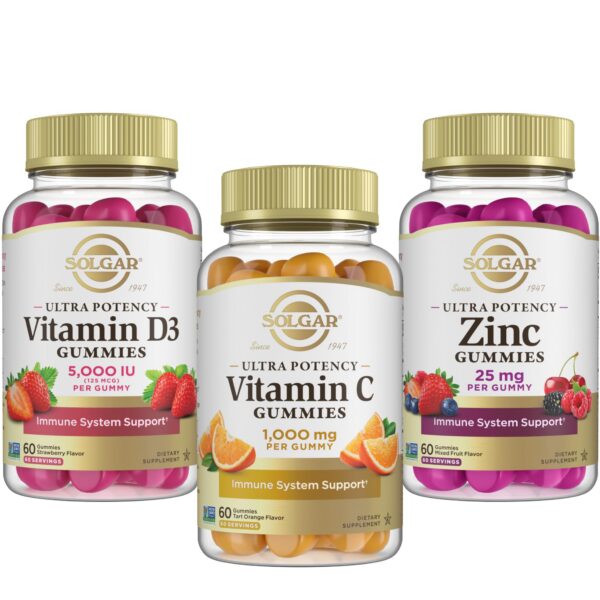 Frente de la etiqueta SOLGAR Gomitas Vitamina C 1000 mg