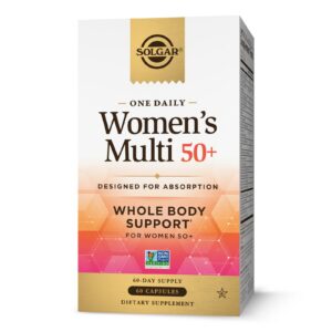Frasco Solgar One Daily Multivitamínico para Mujeres mayores de 50 años