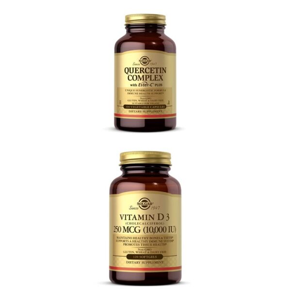 Solgar Quercetin Complex con Ester-C Plus frasco