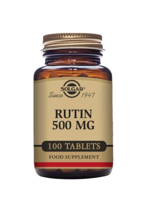 Version 1.0.0 Frasco Solgar Rutin 500 mg y etiqueta