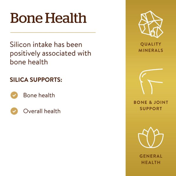Solgar Silice Oceánica información nutricional