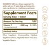 Etiqueta de frasco Solgar Vitamin C 1000 mg