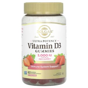 Solgar Vitamin D3 Gummies frente de envase