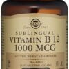 Solgar Vitamina B12 1000 mcg envase y etiqueta