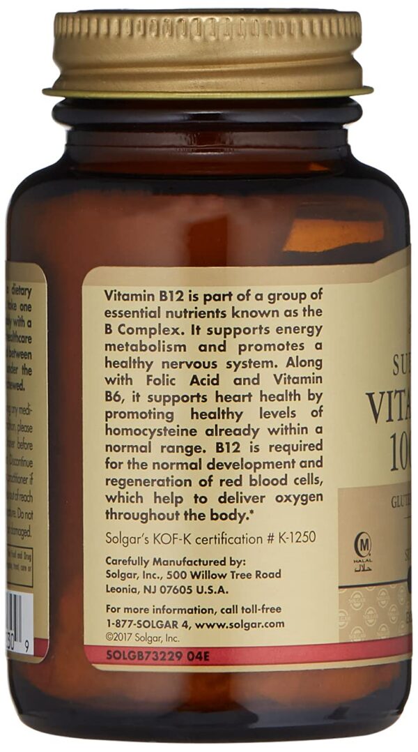 Presentación de 250 Nuggets Solgar B12