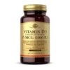 Solgar vitamina d3 cápsulas blandas 25mcg frasco