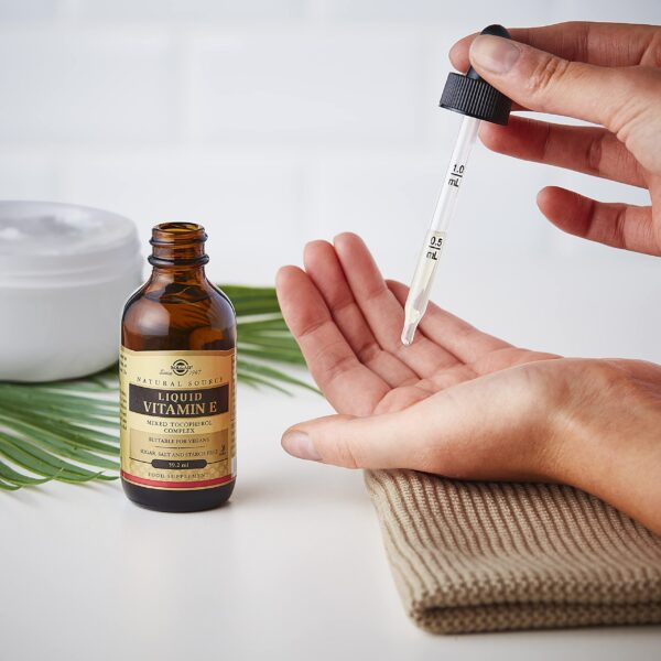 Version 1.0.0 Solgar vitamina e líquida sin gluten libre de alérgenos