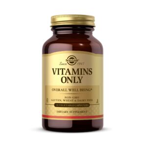 Version 1.0.0 Frasco de SOLGAR Vitamins Only multivitamínico 90 cápsulas