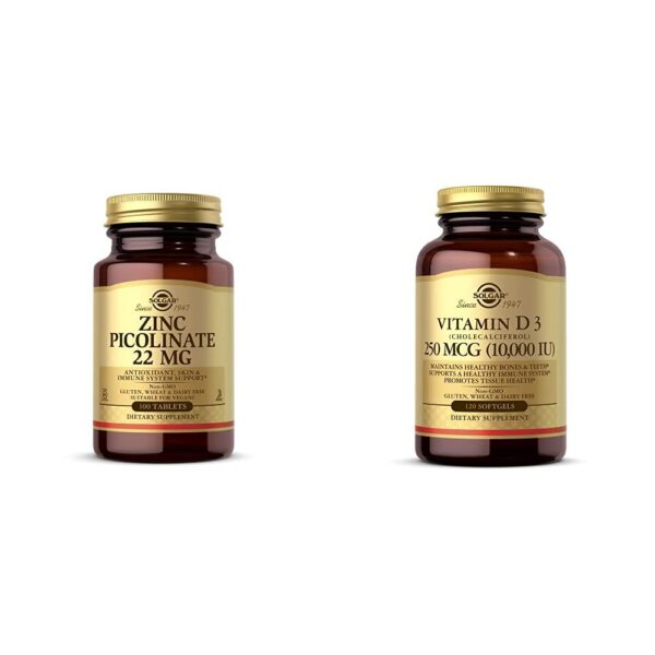 Frente de Solgar Zinc Picolinate 22 mg