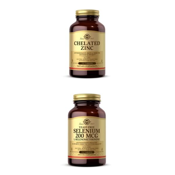 Frasco de Solgar Zinc quelatado