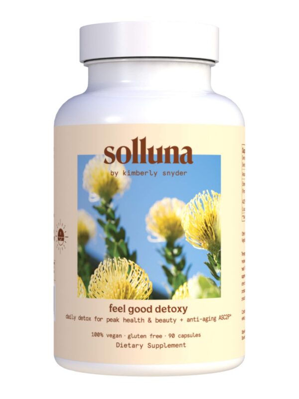 Solluna Feel Good Detoxy limpieza natural del colon suplemento vegano
