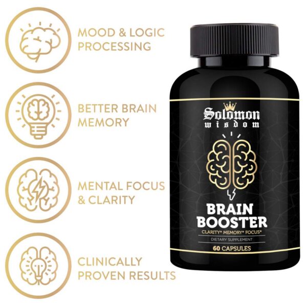 Etiqueta del producto Solomon Wisdom Brain Booster