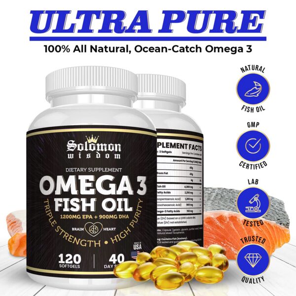 Cápsulas blandas Omega 3 Fish Oil