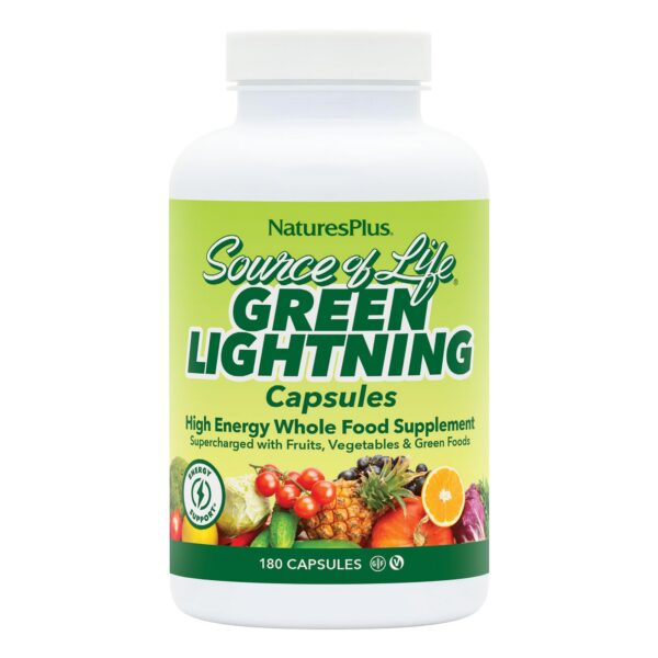 Frasco frontal de Source of Life Green Lightning