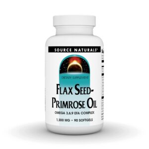 Frasco Source Naturals aceite linaza-onagra