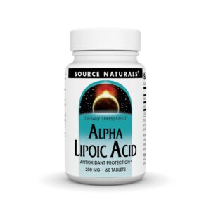 Source Naturals ácido alfa-lipoico 200 mg botella