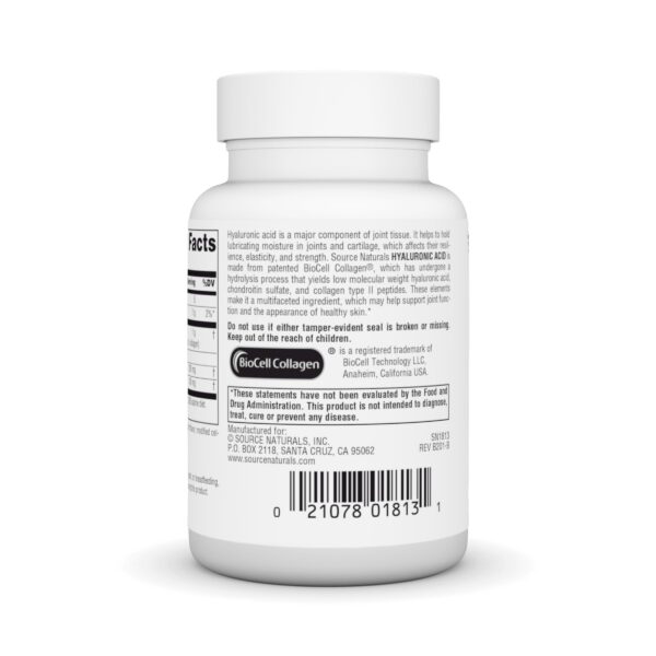 Etiqueta del producto con ingredientes