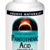 Botella Source Naturals ácido pantoténico vitamina B-5 250 mg 100 tabletas